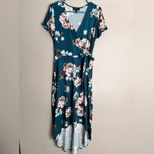 High Low Floral Dress